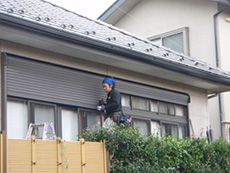 窓シャッターの電動化